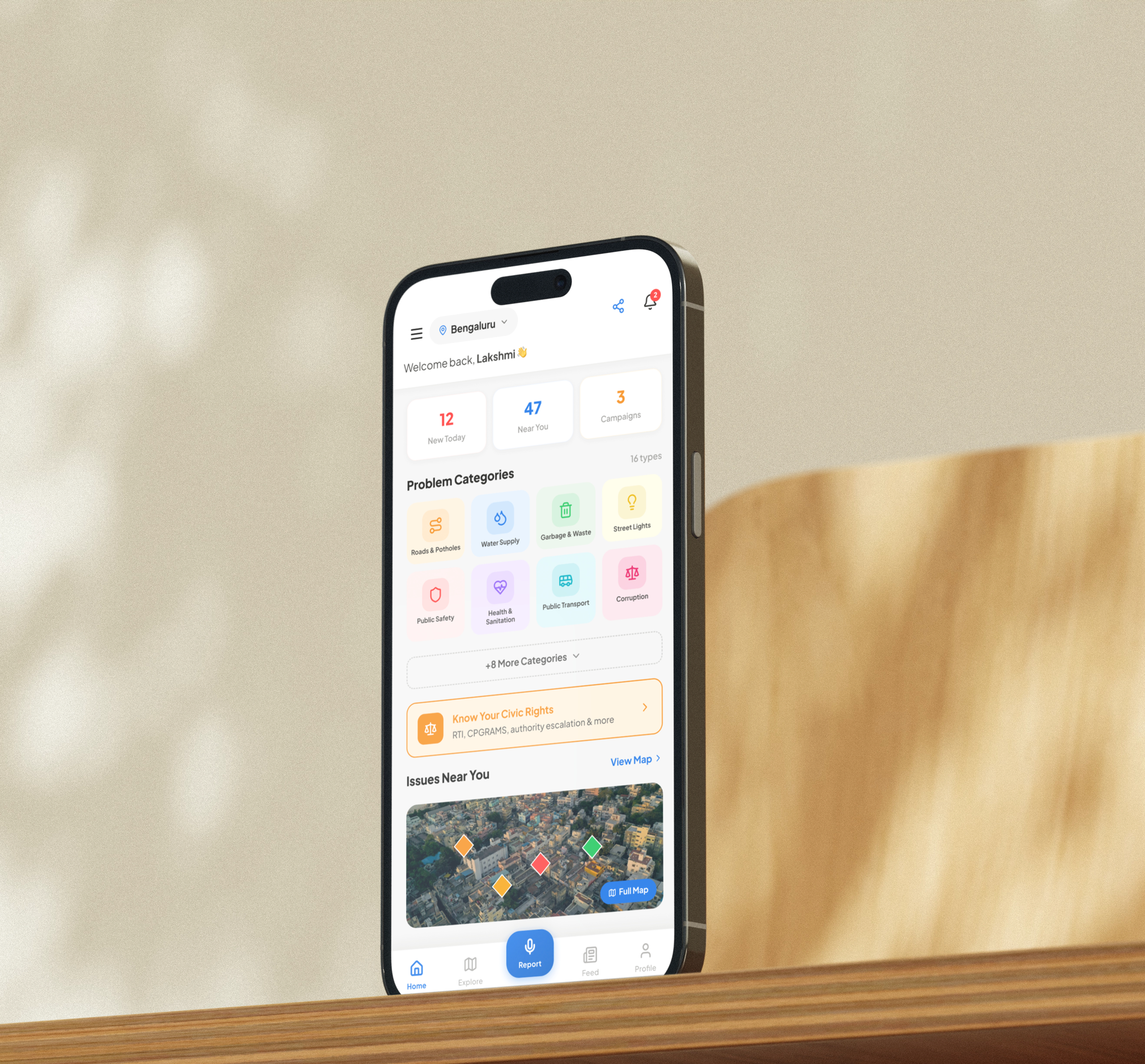 CrowdFix — Civic Tech Platform